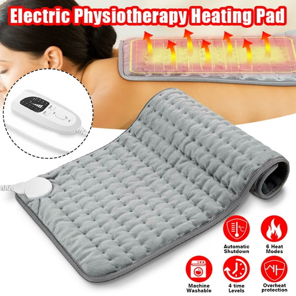 Multifunctional Electric Heating Blanket 6-Level Adjustable 30 Seconds Fast Heated Neck Shoulder Back Pain Relief Winter Warm Pad Mat