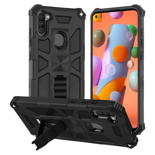 Samsung Galaxy A11 Phone Case Hybrid Impact Armor Military Grade Shockproof Heavy Duty with