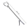 thumbnail image 2 of Uxcell 2 Pcs Stainless Steel Grabber Tool Extender Claw Garbage Picker Stainless Steel Gray 35", 2 of 4