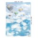 thumbnail image 2 of Fondo de Fotografía ABPHQTO 150x220cm Nubes Blancas y Cielo Azul Globo de Aire Caliente, 2 of 2