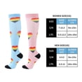thumbnail image 2 of 3 Paires de Bas de Compression Femmes Hommes 15-20 mmHg Chaussettes de Compression Médicales pour Vol, Course (style 2 S/M), 2 of 5