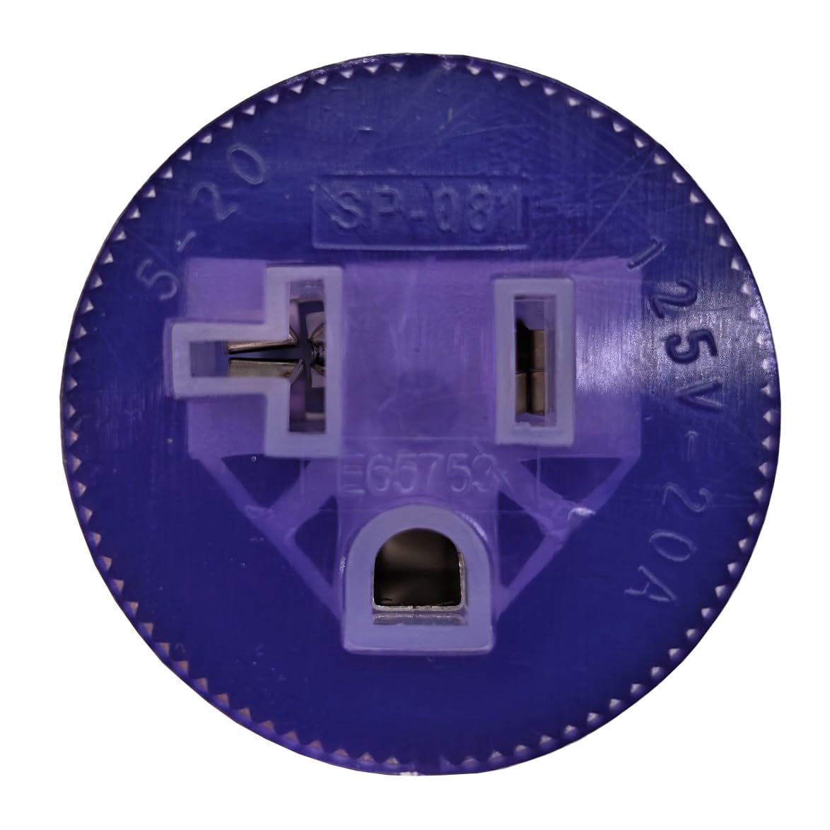 Parkworld 65252 NEMA 5-20 Extension Cord 5-20P to 5-20R (T Blade Female Also for 5-15R Adapter) 125V, 20A, 2500W (50FT)