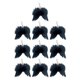 thumbnail image 3 of 10 piezas de alas de ángel con s, decoración para de Navidad, disfraces de ensueño, adornos navideños para bodas, recuerdos de fiesta en , negro, 3 of 9