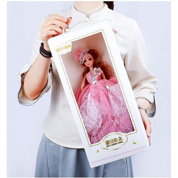 45cm Boda Barbie Caja de regalo Set Muñeca Princesa Niñas Regalos Regalos de juguetes para niños