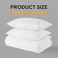 thumbnail image 4 of Split King Comforter Sets for Adjustable Bed, 3-Piece Bedding Set King Size 106"×90", Individual Comfort for Couples, Machine Washable, White, 4 of 6