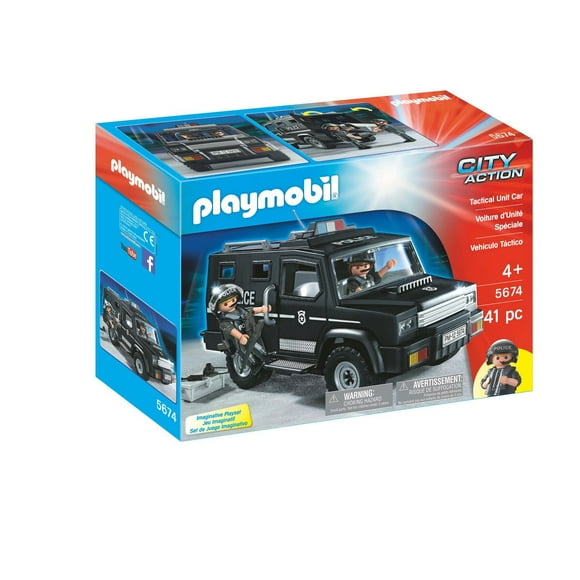 PLAYMOBIL Tactical Unit Car 5674 Play Set