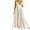 White, variant on LEAVINGSUO Summer Dresses for Women 2024 Women's Fashion Sexy Vintage V Neck Sleeveless Solid Beach Party Dresses