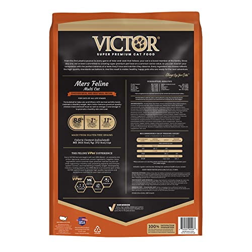 Victor Multi-Pro Mers Classic Dry Cat Food, 15 lb