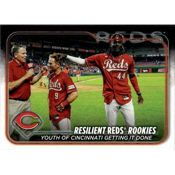 MLB 2024 Topps Series 1    Resilient Reds Rookies #133 (Elly De La Cruz)