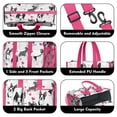 thumbnail image 3 of Teacher Tote Bag,Pug and Love Heart Teacher Utility Tote Bag,Large Work Tote Bags for Women with Multiple Pockets,Top Zipper Closure,13.8x10.6x6.7 Inch, 3 of 5