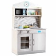 thumbnail image 1 of Cocina de Juguete de Madera Costway 57 x 28 x 95,5cm con Microonda Fregadero, 1 of 10