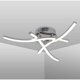thumbnail image 1 of Rewera Plafón LED, Plafón en Forma de Onda, Luz Blanca Neutra 4000K, LED Integrado 18W 1600Lm, Araña Moderna para Restaurante Salón Dormitorio, 220V IP20, 1 of 5