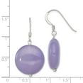 thumbnail image 2 of White Sterling Silver Earring Drop & Dangle Women'S Jade 29 mm 18, 2 of 2