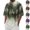 Mint Green, variant on HAJWOH Men's Graphic Crewneck Tshirt Short Sleeve Gradient Color Casual Beach Tees
