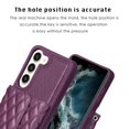 thumbnail image 4 of ELEHOLD for Samsung Galaxy A54 5G Case Wallet with Credit Card Holder Crossbody Lanyard, Soft PU Leather Magnetic Flip Folio Purse Case,Purple, 4 of 6