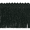 Black, variant on 20 Yards of 2" Metallic Chainette Fringe Trim