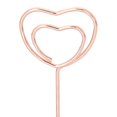 thumbnail image 2 of 2x Portatarjetas de visita Love Heart Carpeta para números de mesa de hotel (oro rosa S) Likrtyny Para estrenar, 2 of 8
