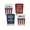 Multicolor#7, variant on Qiulaii Set of 4 US Flag Chair Covers for 4th of July Memorial Day Party Decorations Red White Blue Removable Seat Cover for Home Kitchen Dining Holiday Event 22x18in