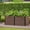 124*64*75cm, variant on EastVita 19x19x17In Elevated Deep Root Garden Bed Wood Look Composite Open Bottom Easy Assembly Patio Vegetables Herbs