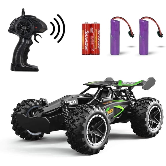 DoDoMagxanadu Remote Control Car, RC Cars for boys age 8-12, Toys Cars for boys age 4-7, 1:18 2.4Ghz All Terrain Off Road Monster RC Truck Toys for Kids, Easter Basket Stuffer