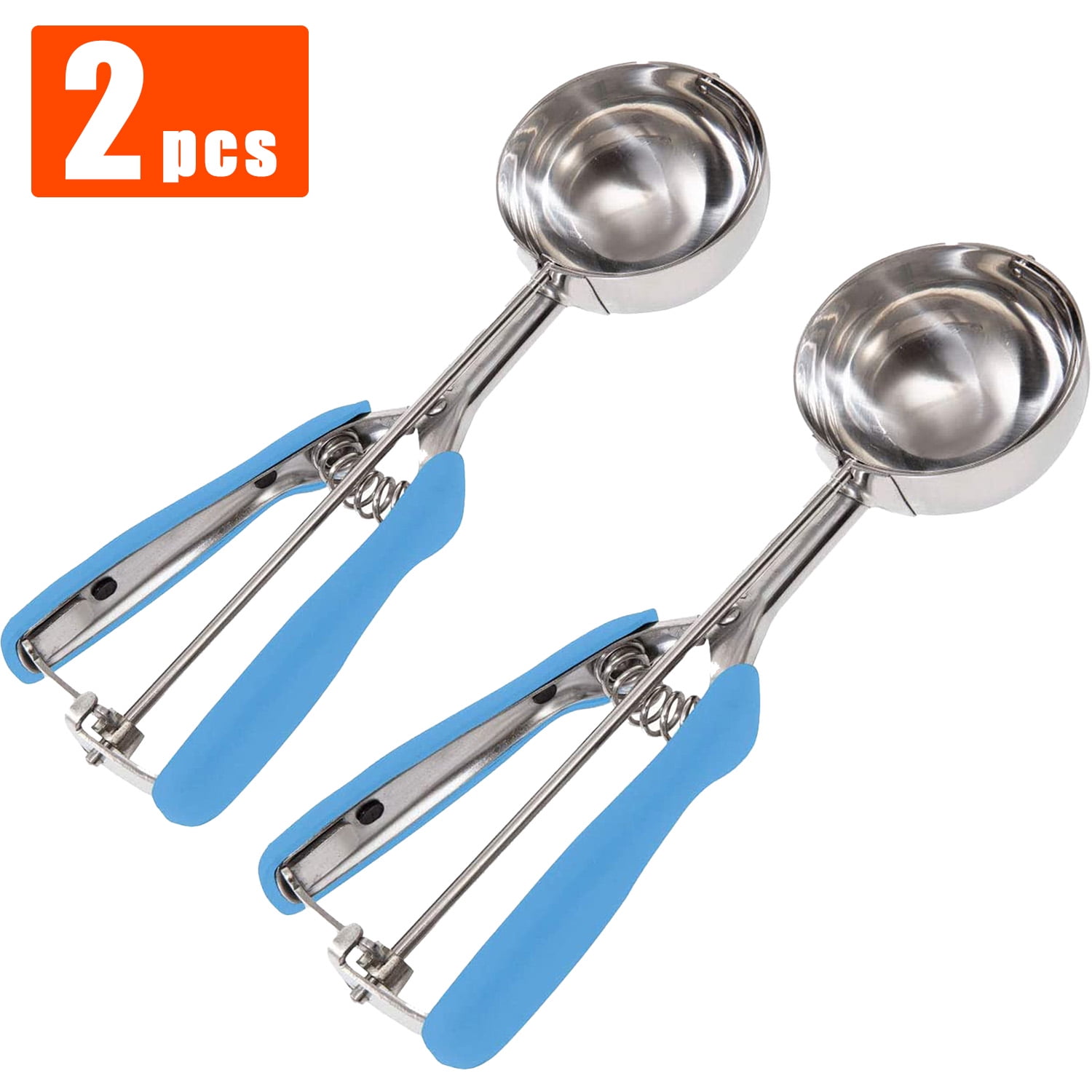 Scoop Portion Scooper 8 Stainless Disher Replacement Springs Ice Cream Scoops 