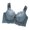Dark Blue, variant on Small Bust Push-Up Bra Women Wireless | No Empty Cup Larger Look | Adjustable Straps Anti-Sagging Support Daily Casual Underwear Soft Stretchy Support Red M