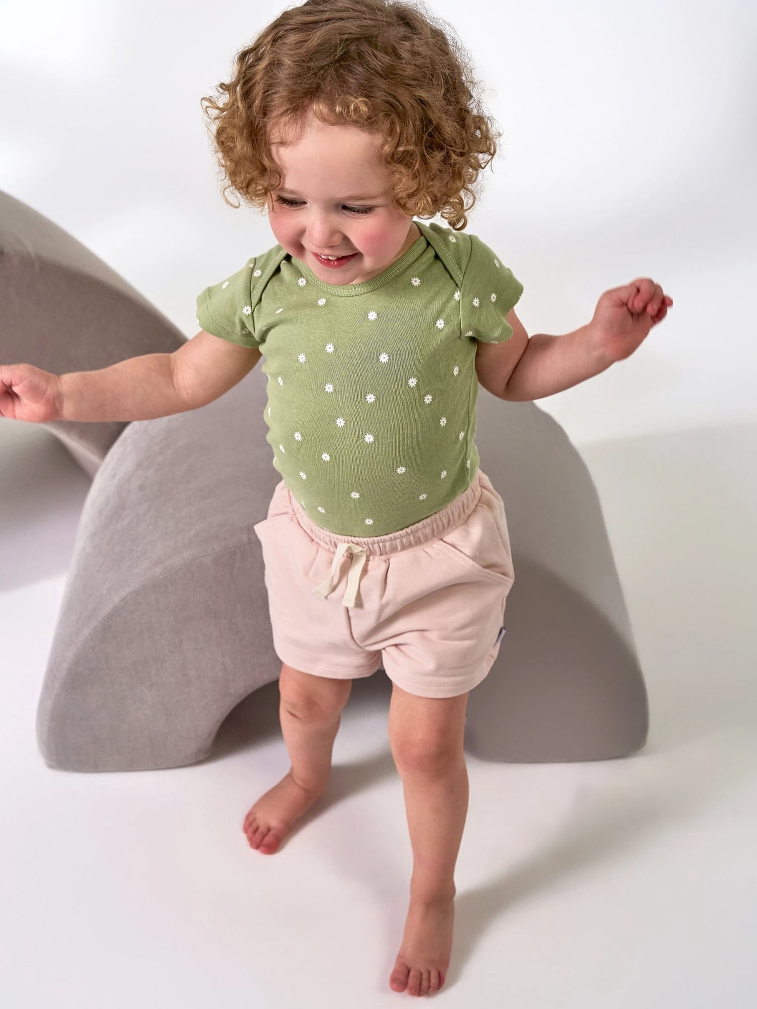Gerber Baby and Toddler Girl Knit Shorts, 3-Pack, Sizes 0/3 Months - 5T