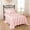 Blush-Pink, variant on 4 Piece Cot Sheet Set Black Solid Size (33 "x 75 "), 100% Egyptian Cotton 400 Thread Count, 9 "Deep Pocket Easy-Fit Sheets for Narrow Twin, Camp Bunk & Guest Bed