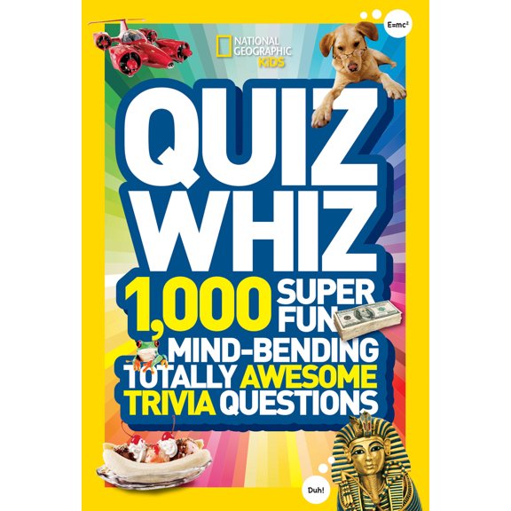 Pre-Owned Quiz Whiz: 1,000 Super Fun, Mind-Bending, Totally Awesome Trivia Questions by National Geographic Kids (Paperback)