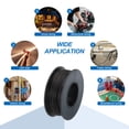 thumbnail image 5 of Uxcell 30 Gauge Silicone Wire 30AWG Electrical Wire Stranded Tinned Copper High Temp Hookup Spool 98.4ft Black, 5 of 7
