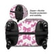 thumbnail image 2 of Balery Pink bows Funda de equipaje, fundas para maletas, elástica, lavable, protector de maletas, compatible con maletas de 18 a 32 pulgadas-X-Large, 2 of 7