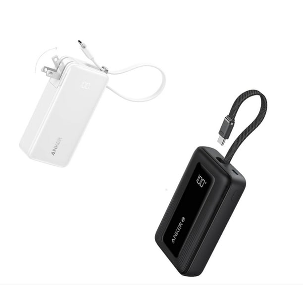 Cargador Power Bank Anker Zolo 3 en 1 de 10000 mAh y 30 W
