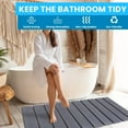 thumbnail image 3 of Alfombra de baño Cuckan plegable con forma de tierra de diatomeas, paquete de 2, 3 of 8