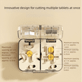 thumbnail image 6 of Pill Cutter Splitter 1/3, 1/4 with Centering Device for Small and Large Oblong Oval Tablets with Pill Storage, for Quarter, Third and Half, 6 of 13