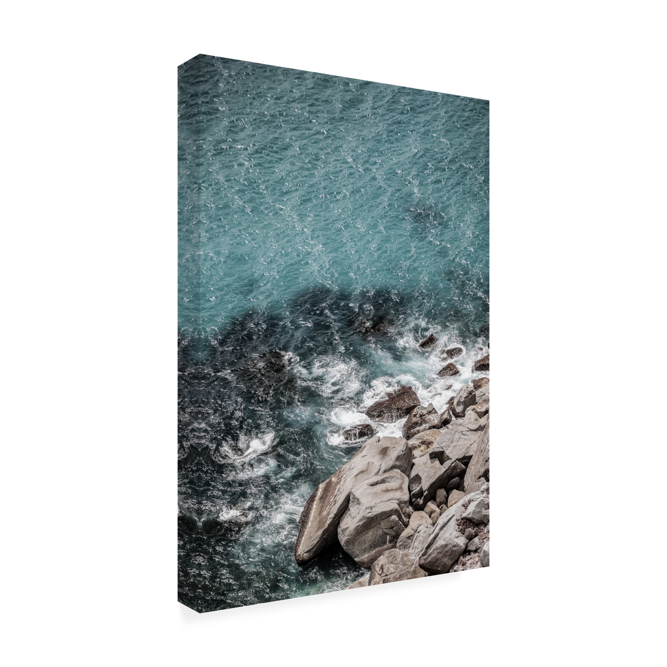 Trademark Fine Art Shot by Clint Aqua Shores Canvas Wall Art