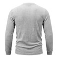 thumbnail image 6 of MiYuan Mens Quarter Zip Shirts Casual Winter Fall Knit Textured Long Sleeve Shirt Beach Vacation Stretchy Golf Shirts, 6 of 7