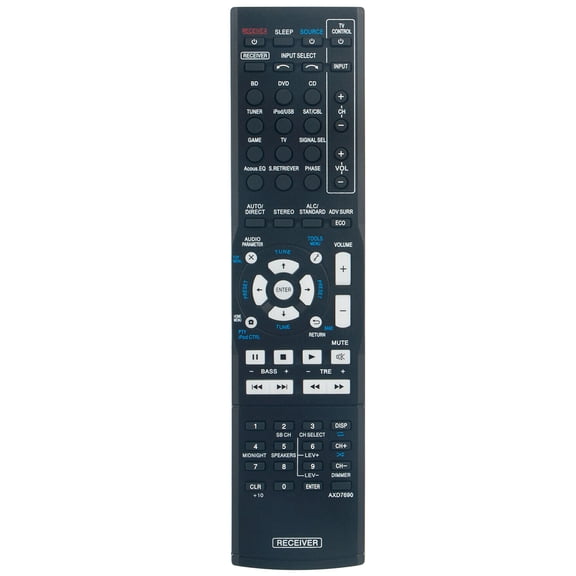 New AXD7690 Replace Remote for Pioneer AV Receiver VSX-5231 VSX-523-K VSX-524-K