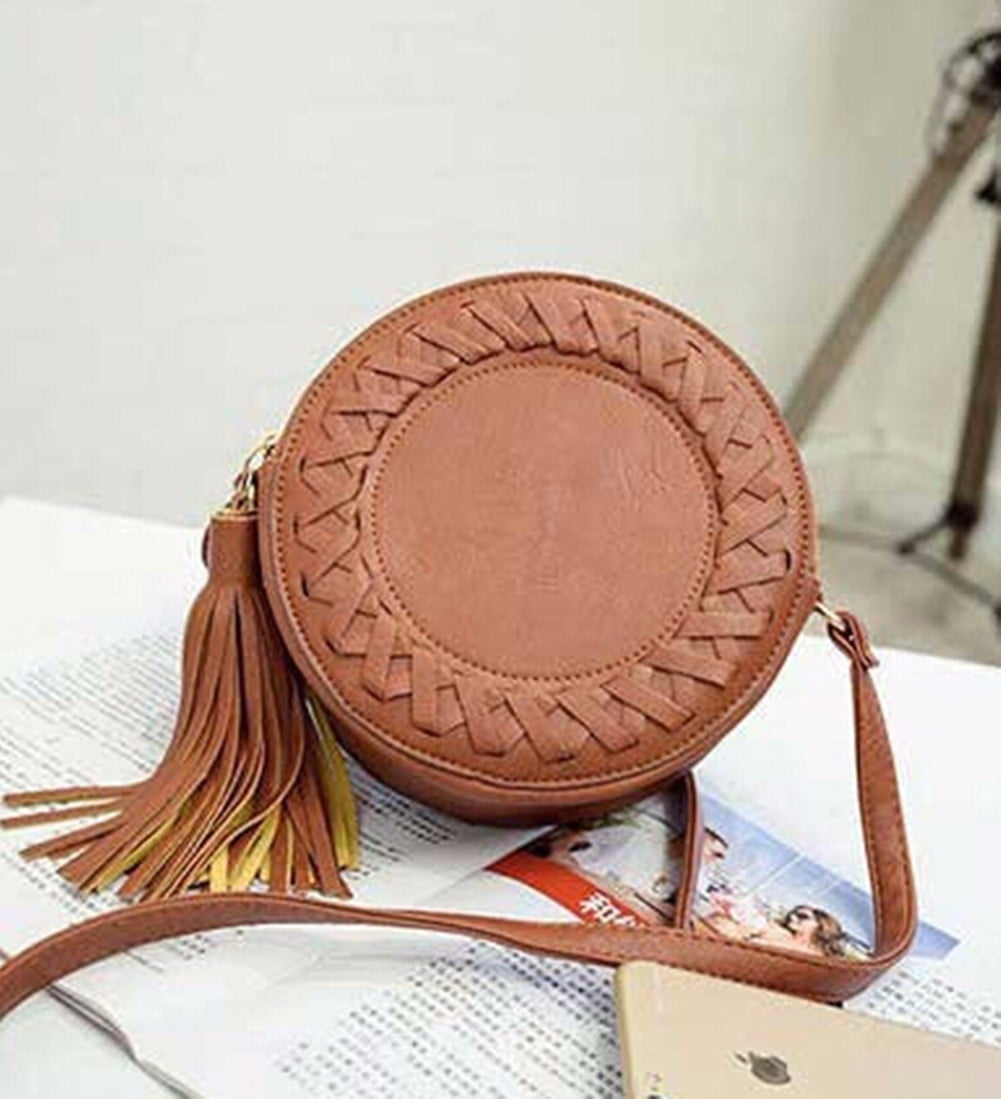 woven purse round