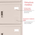 thumbnail image 2 of Locker Casillero Guardex Guardex  NAPOLES Metálico De 5 Puertas, 2 of 6