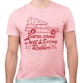 thumbnail image 2 of Burn Some Dust and Eat My Rubber Shirt Unisex X-Small Pink, 2 of 5