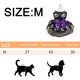 thumbnail image 2 of Disfraz de calavera negra y morada para mascotas, ropa para perros, disfraz de Halloween, 1 pieza, 2 of 6