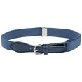 thumbnail image 2 of Kids Elastic Adjustable Belt with Leather Closure - Denim Blue, 2 of 4