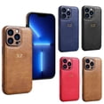 thumbnail image 2 of Personalise Gold Initial Letters Leather PU Soft Case For Iphone 14 11 13 12 15 Pro Max XR Xs max 14 15 Plus Luxury Covers, 2 of 5