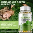 thumbnail image 3 of Moringa Capsules 1000mg - Immune System and Energy Support, Antioxidant - 120 Count, 3 of 6