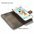 thumbnail image 4 of FIEWESEY for iPhone 8 Wallet Case,iPhone SE 2020 leather Case , iPhone SE 2022 Case,iPhone 7 4.7 inch Phone Case Folio Flip with Card Slot and Detachable Magnetic Hard Back Cover - Gray, 4 of 5
