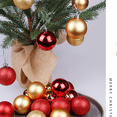 thumbnail image 4 of 24 Uds. Adornos de bolas de Navidad inastillables de 4cm para decoraciones de fiesta de cumpleaños de boda de árbol de Navidad Adepaton CPB-SSW182-8, 4 of 5