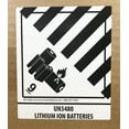 thumbnail image 2 of UN 3480 Hazardous Material Lithium Ion Batteries Hazard Class 9 Shipping Stickers, 4 x 4.75 Inches Wide, 500 Labels on a Roll, 2 of 3