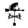 thumbnail image 4 of Weathervane Weather rust resistant Stake 75cm Tall Classic Style Wind Direction Indicator Ornament for Farmhouse Courtyard Barn Garden Decor cat and mouse, 4 of 8