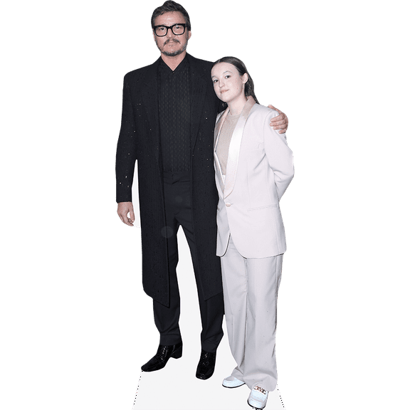 Bella Ramsey And Pedro Pascal (Duo 1) Mini Celebrity Cutout Standee