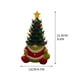 thumbnail image 3 of Adornos navideños, decoraciones navideñas, regalos navideños, farolillo enano luminoso con forma de cuernos a pilas, decoración navideña de resina para árbol de Navidad, decoración navideña de escrito, 3 of 8